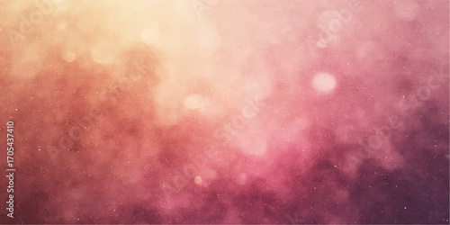 Dark, vintage abstract art with a textured grunge sky backdrop and red, orange light, and smoke-like clouds