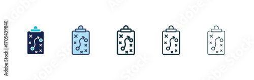 Tactical icons vectors for apps and web.