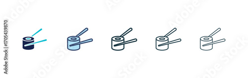 Sushi icons vectors for apps and web.