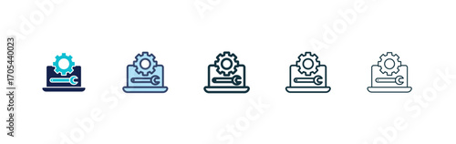 Software Engineering icons vectors for apps and web.