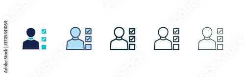 Multitask icons vectors for apps and web.