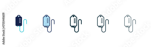 Intravenous icons vectors for apps and web.