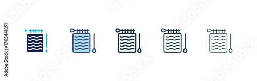 Handloom icons vectors for apps and web.
