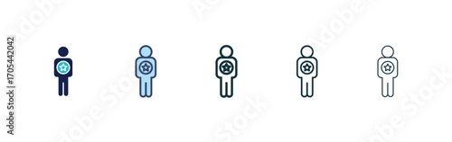 Good human icons vectors for apps and web.