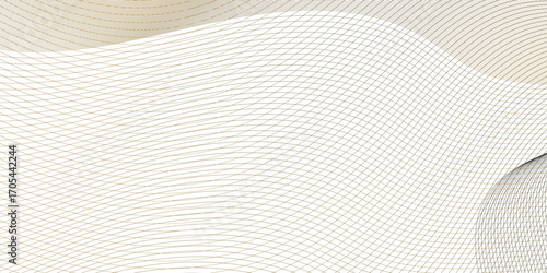 Thin stroke curve pattern line stripes | Decorated random futuristic technological background | Modern black overlapping  line vector illustration