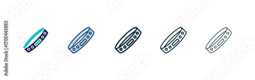 Bracelet icons vectors for apps and web.