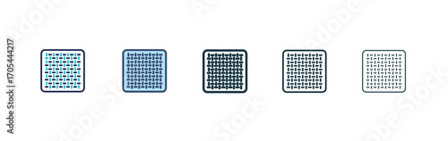 Anti skid feet icons vectors for apps and web.