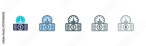 Annuity icons vectors for apps and web.