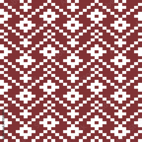 seamless knitted scandinavian pattern
