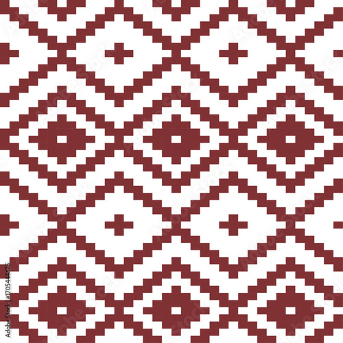 seamless knitted scandinavian pattern