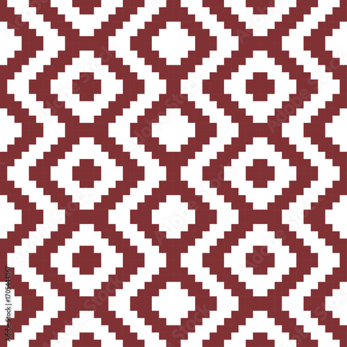 seamless knitted scandinavian pattern
