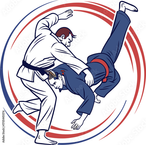 Judo vs Karate Action
