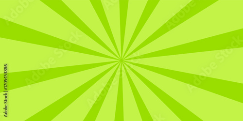 Abstract green background with hypnotic wavy lines pattern. Fresh and natural background