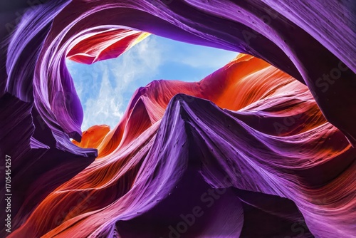 Bilde på lerret A journey through colors, creatures, and breathtaking sceneries.