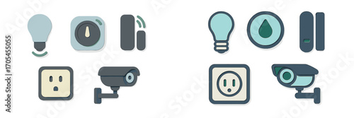 Modern smart house technology devices and controls for advanced home automation and security systems