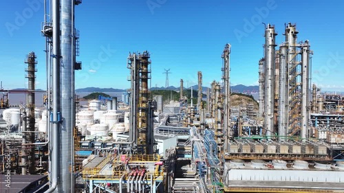 Wallpaper Mural oil refinery factory Torontodigital.ca