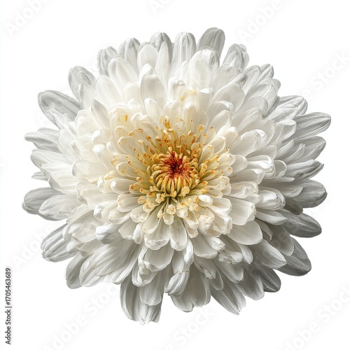 Wallpaper Mural Close-up of a pristine white chrysanthemum (1) Torontodigital.ca