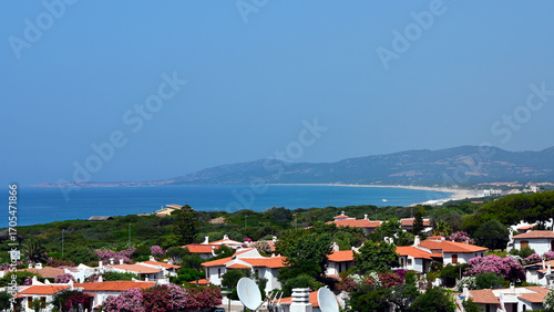 La Ciaccia village and San Pierto a Mare Beach, Valledoria, Sardegna Island, Italy