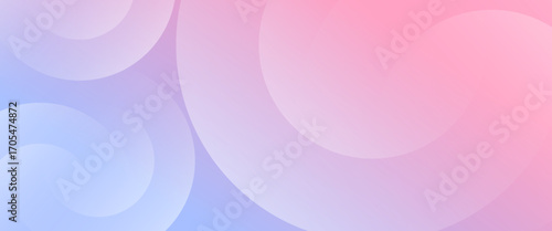 abstract background .blue and pink gradation. circle effect style, layered translucent circles creating a dreamy, romantic, and elegant abstract design. abstract circle background.