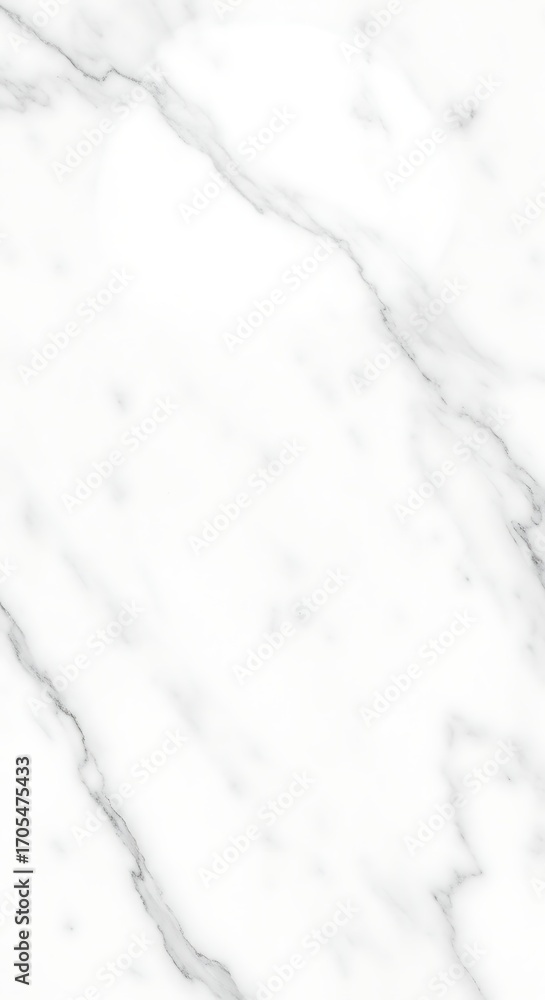Obraz premium Elegant white marble texture with subtle gray veining for luxurious backgrounds