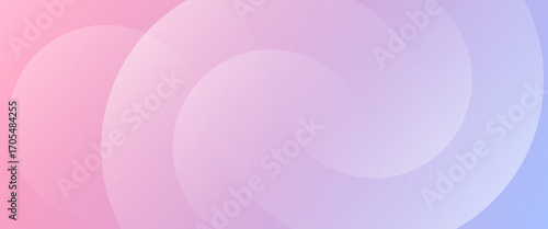 abstract background .blue and pink gradation. circle effect style, layered translucent circles creating a dreamy, romantic, and elegant abstract design.