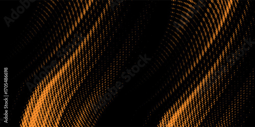 orange black brush Car sticker wrap pattern banner abstract sporty lines black orange color combination grunge brush pattern racing motorsport design.