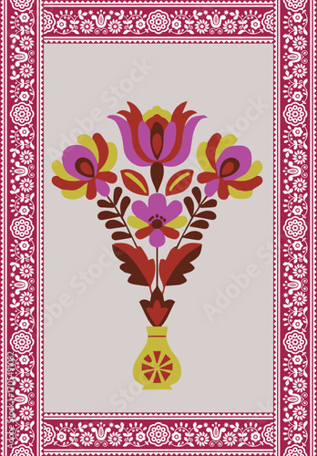 Mughal flower, Mughal flower wall, arch, mughal motif border Design. Mughal art architecture wallpaper design