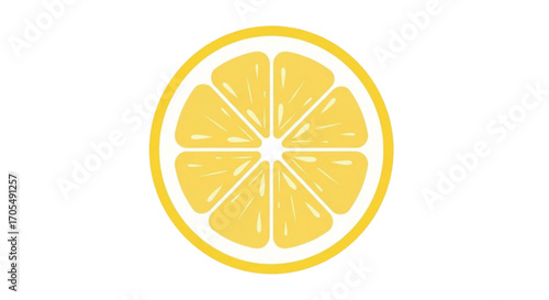 Slice of Lemon Fruit.