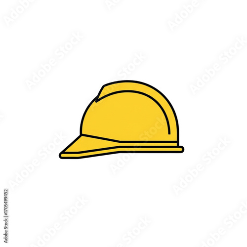 Yellow Hard Hat Safety Equipment.