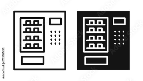 Vending machine Icon vector for apps and web