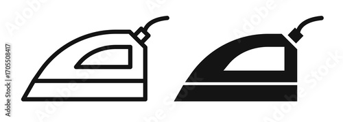 iron icon vectors for apps and web.