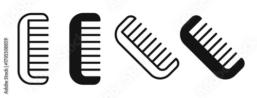 Comb Icon vector for apps and web