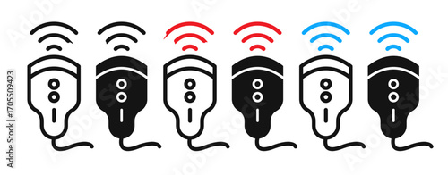 Ultrasound icon vectors for apps and web.