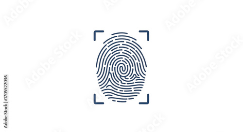 Fingerprint Scan Security Identification Technology.