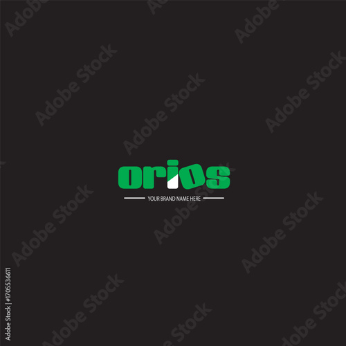 orios letter vector logo design