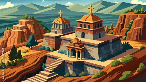 Lalibela’s rock-hewn churches in Ethiopia emerge from solid stone, their cross-shaped rooftops carved into the earth, an extraordinary medieval pilgrimage site resonating with spiritual devotion and a
