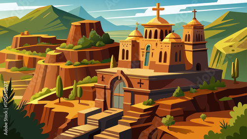 Lalibela’s rock-hewn churches in Ethiopia emerge from solid stone, their cross-shaped rooftops carved into the earth, an extraordinary medieval pilgrimage site resonating with spiritual devotion and a
