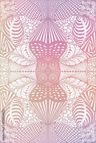 Abstract, scribbling, Doodle, lines of various colors forming an indeterminate shape to create an image, creating an image, multi-colored lines, print, patterns.