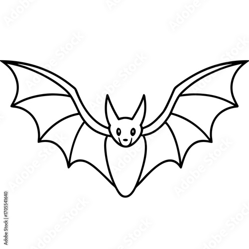 Bat Outline Vector