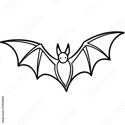 Bat Outline Vector