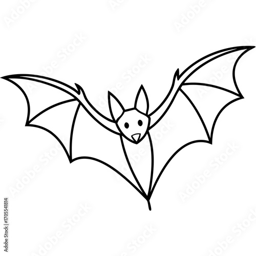 Bat Outline Vector