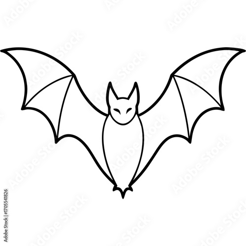 Bat Outline Vector