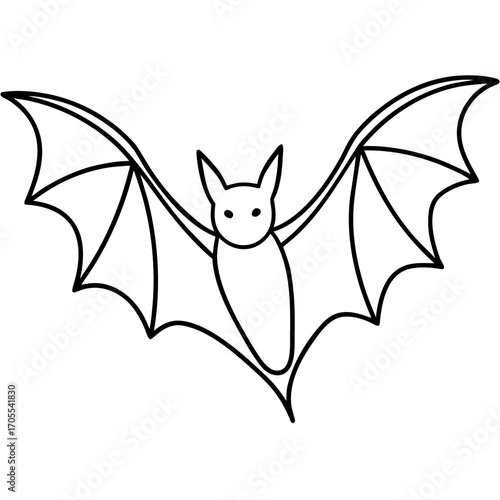Bat Outline Vector