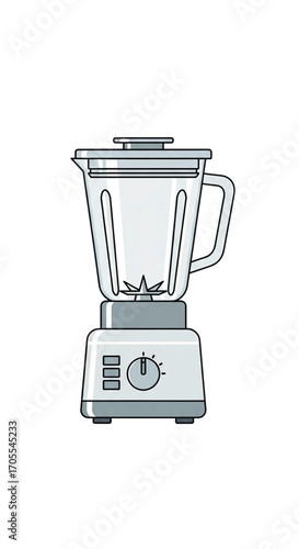 Kitchen Blender Appliance For Making Smoothies And Shakes.