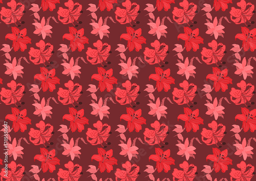 colorful seamless floral pattern wallpaper background