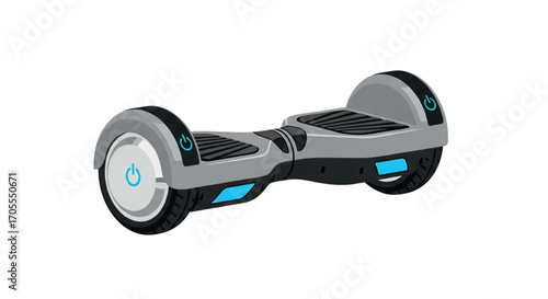 Modern Self Balancing Electric Scooter Hoverboard.