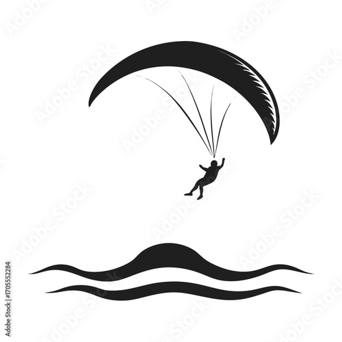 Paragliding Silhouette