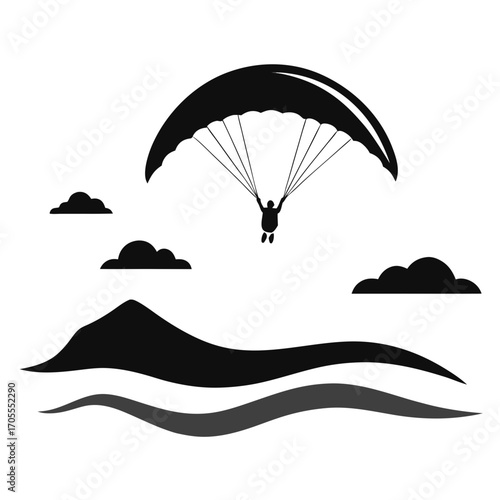 Paragliding Silhouette
