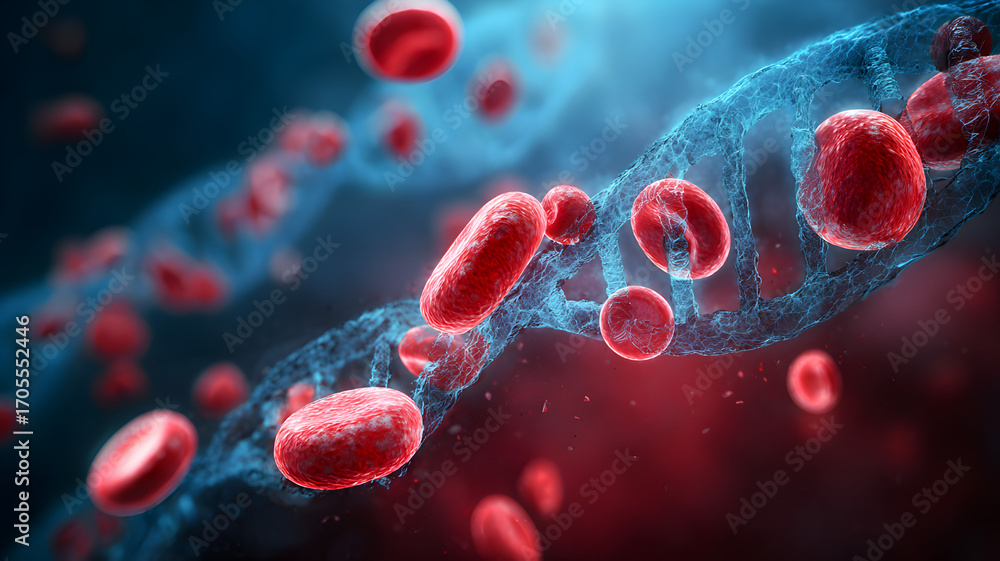 Fototapeta premium 3d rendered illustration of a blood cells