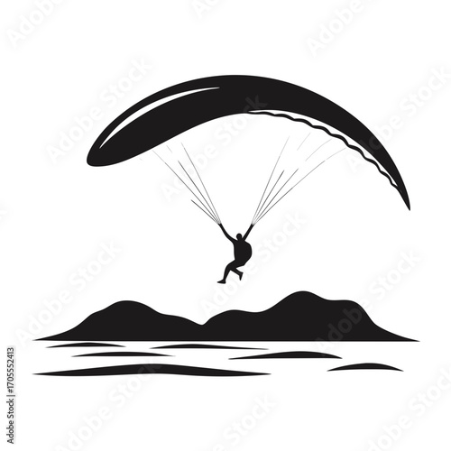 Paragliding Silhouette